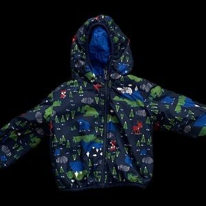 Boys North Face reversible jacket 18 months